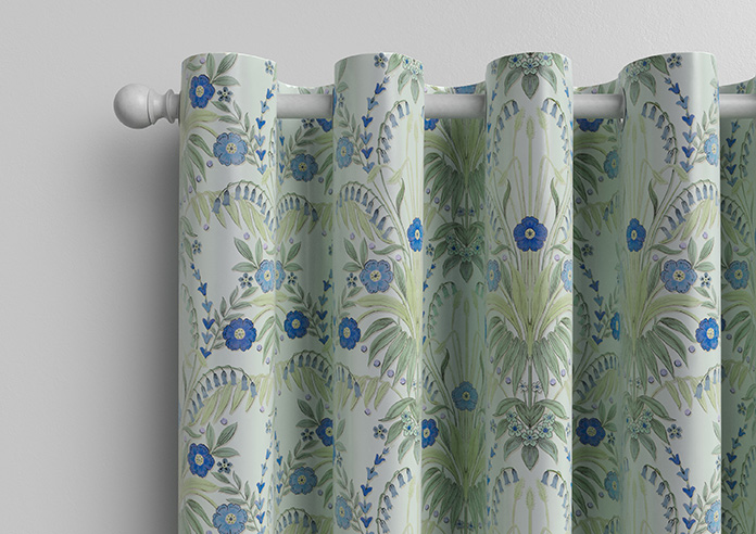 Cotswold Faux Silk, Sapphire - Made to Measure Curtain - Image 12